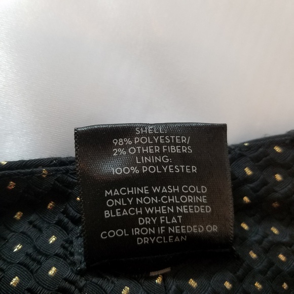 Ann Taylor | Petite Black and Gold Pants - Picture 7 of 7